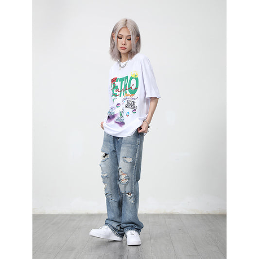 Camiseta Estampada Manga Corta Unisex