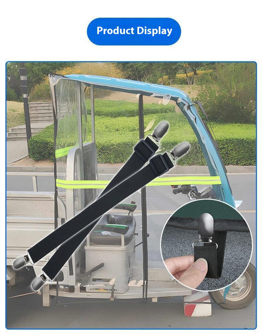 Clip Elástico de Fijación para Triciclo Eléctrico Cortina de Lluvia - Image 16
