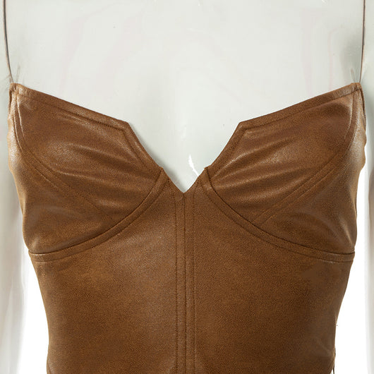 Chaleco Casual sin Mangas con Cierre y Escote Asimétrico para Mujer - Image 15
