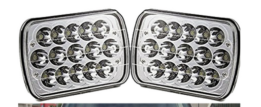 Linterna Frontal LED Cuadrada con Luz Alta y Baja - Image 7