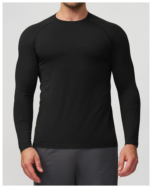 Playera Deportiva Manga Larga Transpirable de Secado Rápido para Hombre - Image 24
