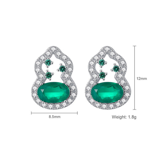 Aretes Cortos de Perlas Esmeriladas en Forma de Pera - Image 2