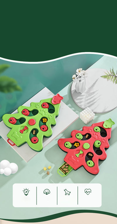 Juguete Interactivo Árbol de Navidad para Perros - Comedero Lento Antideslizante - Image 16