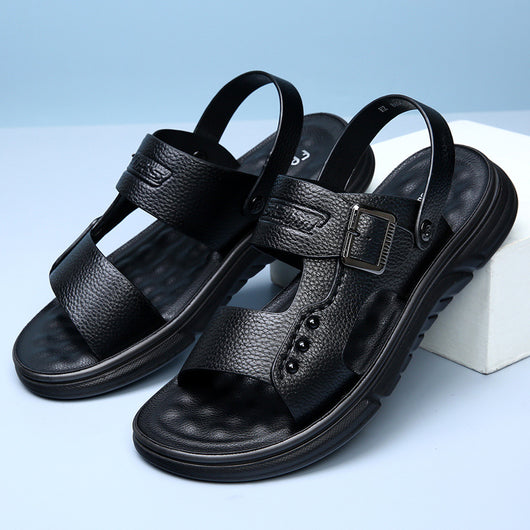 Zapatos Casuales de Cuero para Hombre con Plantilla de Látex - Image 3