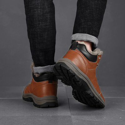 Botas de Invierno para Hombre en Cuero Premium con Forro Térmico - Image 14