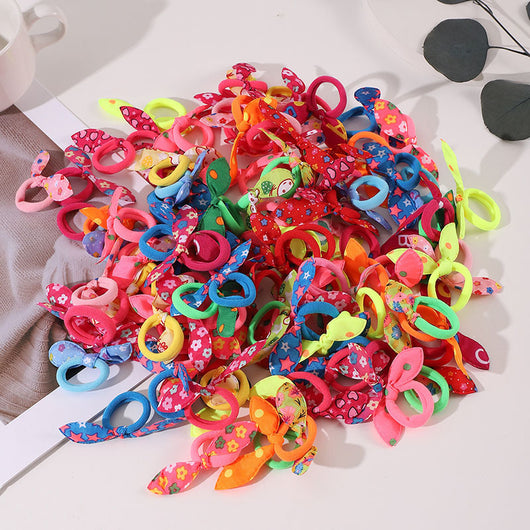 Diadema Elástica Infantil con Orejas de Conejo - Accesorios para el Cabello