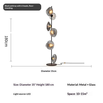 Lámpara de Pie para Sala y Dormitorio con Base de Mesa - Image 6