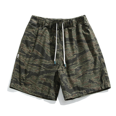 Shorts de Algodón Sueltos con Efecto Desgastado para Hombre - Image 6