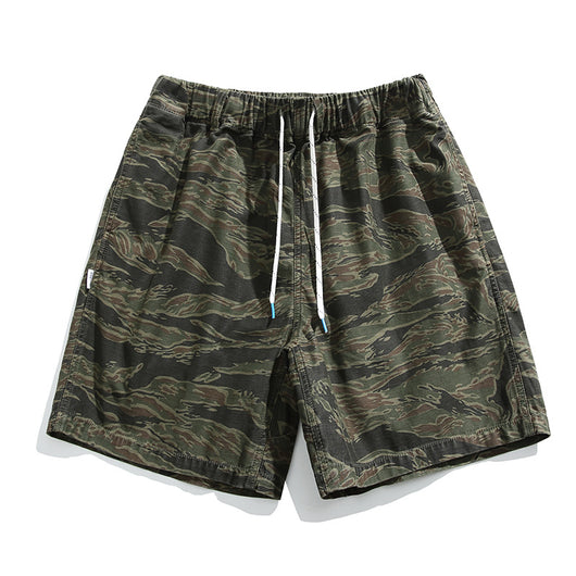 Shorts de Algodón Sueltos con Efecto Desgastado para Hombre - Image 6