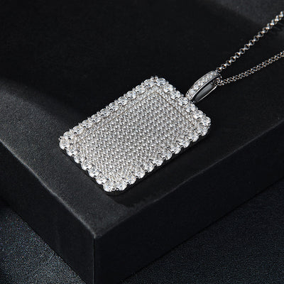 Collar Hip Hop Completo con Diamantes - Estilo Europeo y Americano - Image 4