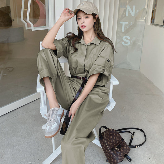 Jumpsuit Ancho Estilo Hong Kong para Trabajo y Casual - Image 5