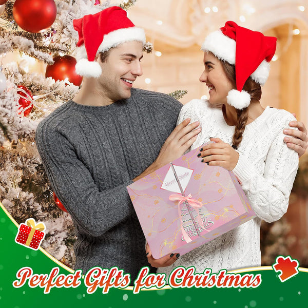 Calendario de Adviento con Cajas de Regalo - Empaques Navideños Reutilizables