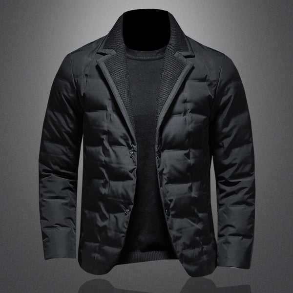 Chaqueta Acolchada de Plumón para Hombre - Abrigo Térmico Premium