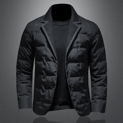 Chaqueta Acolchada de Plumón para Hombre - Abrigo Térmico Premium