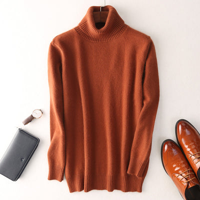 Suéter de Cuello Alto en Cachemira para Hombre - Otoño Invierno - Image 5