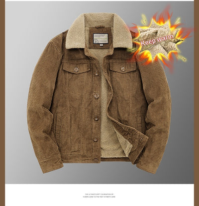 Abrigo Acolchado de Algodón con Forro Polar para Hombre - Image 17