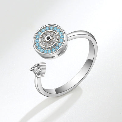 Anillo Giratorio de Plata Esterlina S925 Diseño Europeo - Image 6