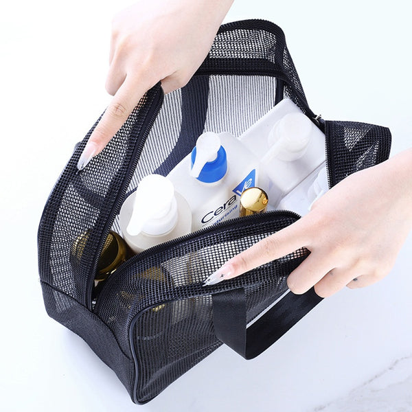 Bolsa de Malla para Artículos de Aseo Personal - Viajes y Almacenamiento
