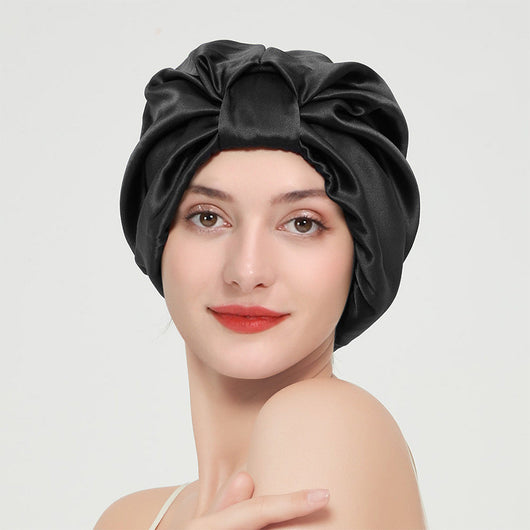 Gorro de Seda Mulberry 100% para Dormir - Doble Capa Protectora para Cabello y Piel - Image 11