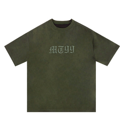 Playera Hombre Manga Corta con Bordado de Letras - Image 16