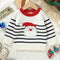 Suéter Navideño para Bebé con Diseño Papá Noel Tejido Jacquard