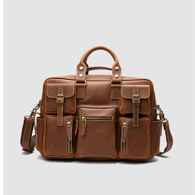 Bolso Bandolera de Cuero para Hombre con Gran Capacidad - Image 3