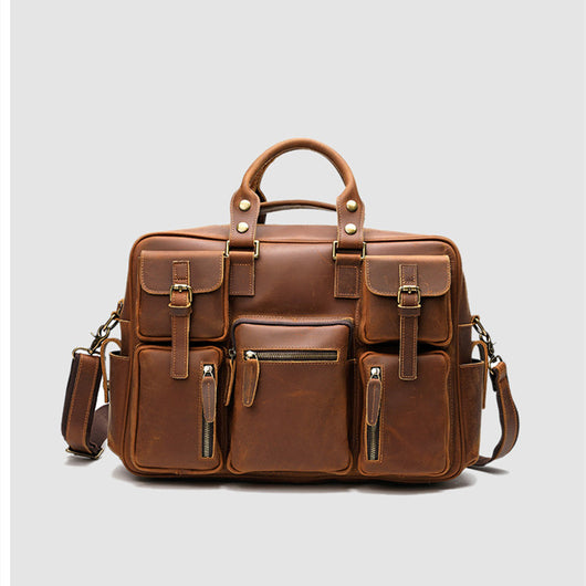 Bolso Bandolera de Cuero para Hombre con Gran Capacidad - Image 3