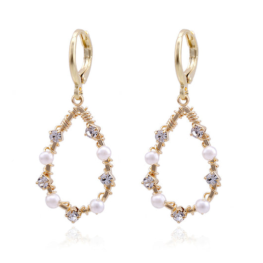Aretes de Perla Artesanales Lujo Ligero Serie Océano - Clip Europeo Americano - Image 23