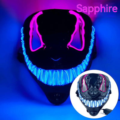 Máscara LED Luminosa de Horror para Fiestas de Baile Halloween - Image 15