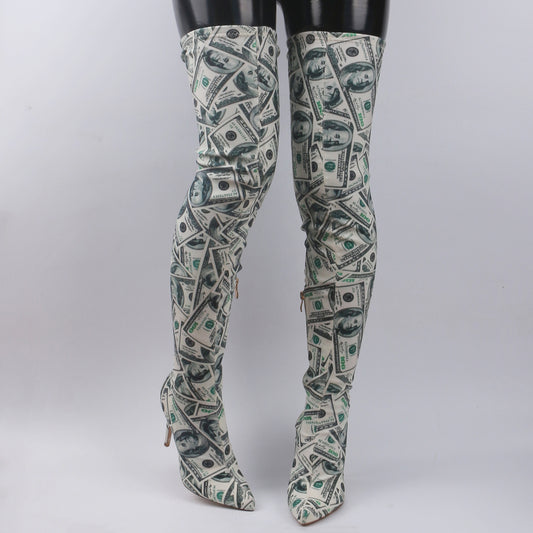 Botas Stiletto Over Knee Elegantes para Mujer