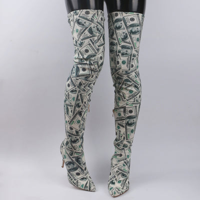 Botas Stiletto Over Knee Elegantes para Mujer
