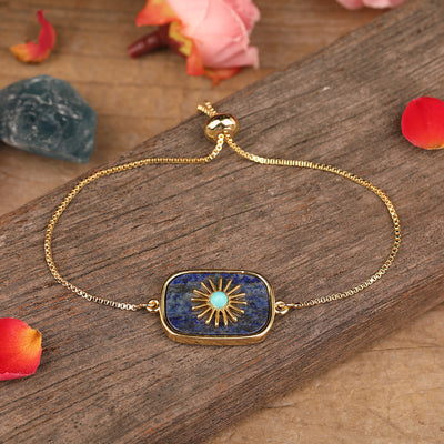 Colgante de Piedra con Girasol Pavé para Mujer - Image 13