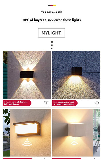 Luz Solar para Jardín y Patio Villa - Image 11