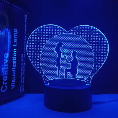 Lámpara 3D Creativa para Dormitorio y Mesita de Noche - Image 6