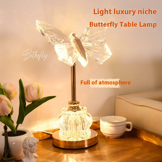 Lámpara de Mesa Mariposa para Dormitorio - Luz Ambiental Creativa - Image 3