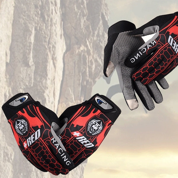 Guantes Deportivos Táctiles de Terciopelo para Montar a Caballo Resistentes al Viento