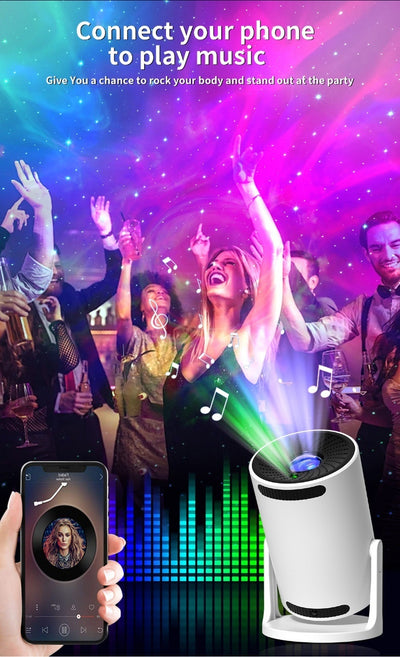 Lámpara Proyector de Nebulosa con Altavoz Bluetooth - Luz Estelar Romántica - Image 8