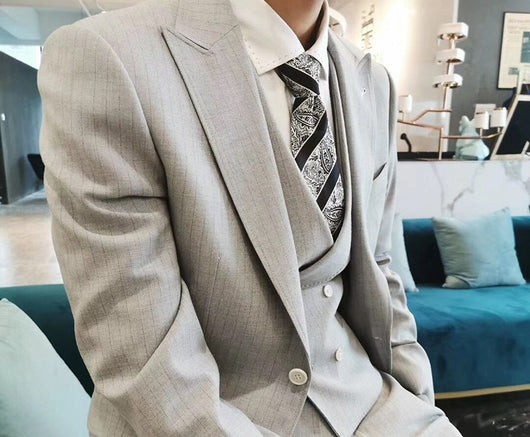 Set de Corbata Paisley con Clip y Caja de Regalo - Corbata Negra Elegante para Negocios - Image 27