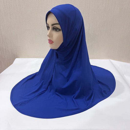 Turbante Ligero de Gasa Malaya - Pañuelo Multiuso en Colores Sólidos - Image 2