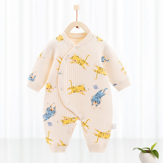 Pijama Térmico de Algodón y Seda para Bebé Recién Nacido - Image 9