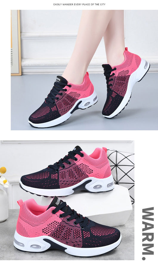 Zapatillas Deportivas Flyknit Mesh para Mujer - Tallas Grandes Cómodas - Image 12