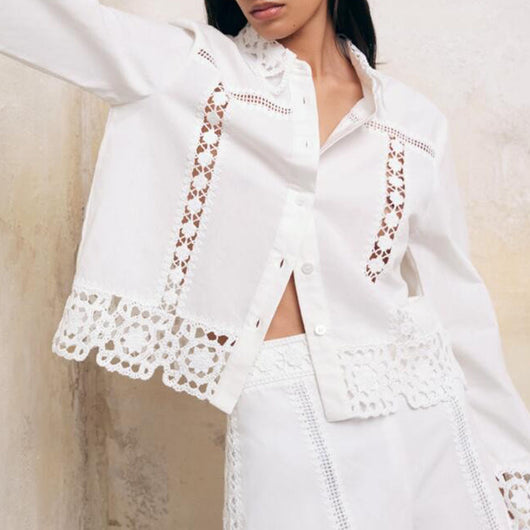Blusa Tejida Vintage con Botones y Mangas Largas para Mujer - Image 10