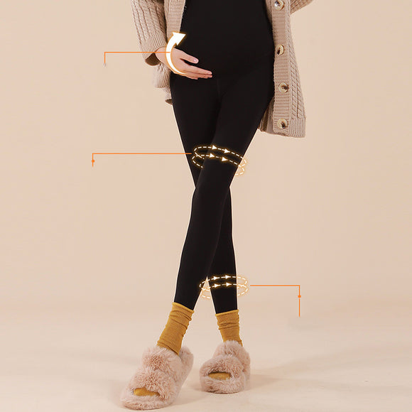 Pantalones de Maternidad en Lana Extra Gruesa con Forro Térmico