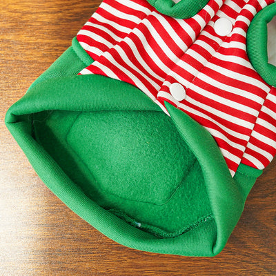 Abrigo Navideño para Mascotas - Suéter Reno con Bolsillo para Perros y Gatos - Image 26