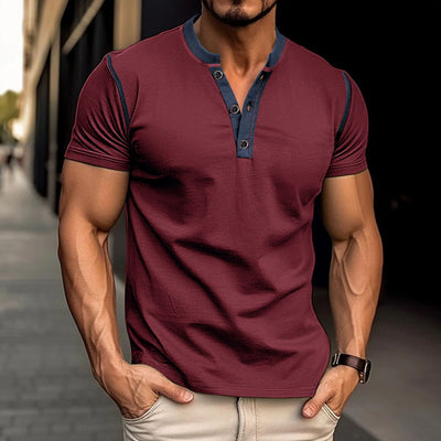 Polo Clásico de Manga Corta con Cuello V - Camiseta Fresca para Hombre - Image 36