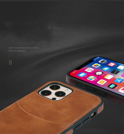Funda de Cuero para Teléfono y Tarjetas - Diseño Ejecutivo Minimalista - Image 14