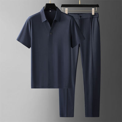 Blusa Sin Costuras Ultrafina de Seda Helada con Adhesivo - Manga Corta Verano - Image 3