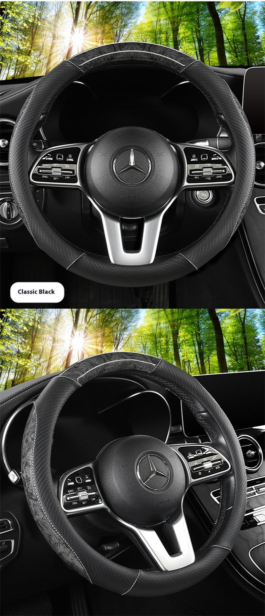 Funda de Volante de Cuero Premium Cristal Año Nuevo - Image 18