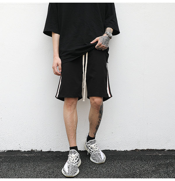 Shorts Deportivos con Paneles Laterales
