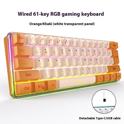 Teclado Compacto RGB para el Hogar - Iluminación LED Personalizable - Image 10